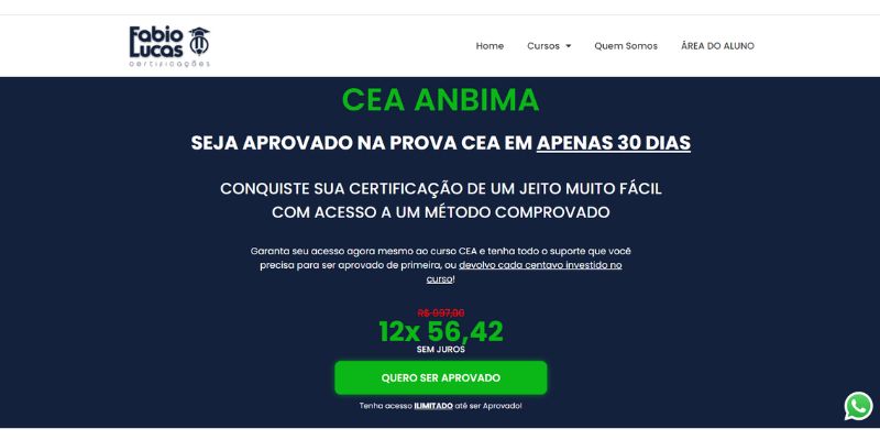 Curso CEA ANBIMA - Fábio Lucas