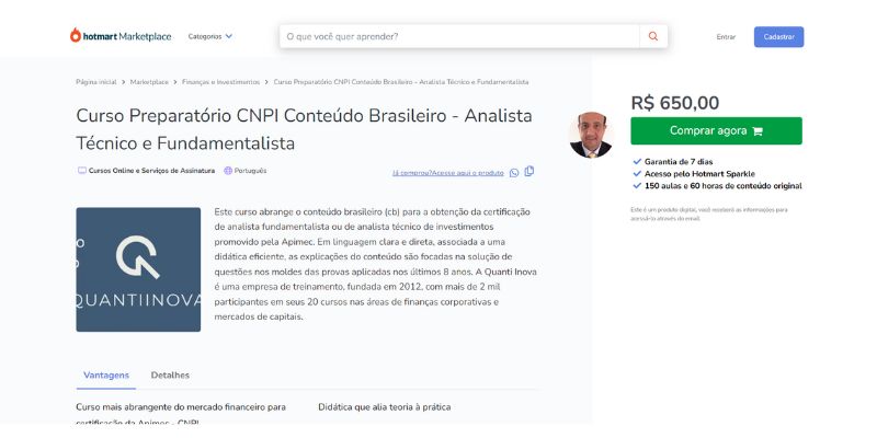  Curso Preparatório CNPI Conteúdo Brasileiro - Analista Técnico e Fundamentalista - Edinelson Faria de Oliveira