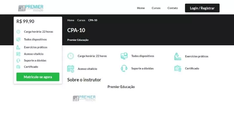 Curso Premier Educação