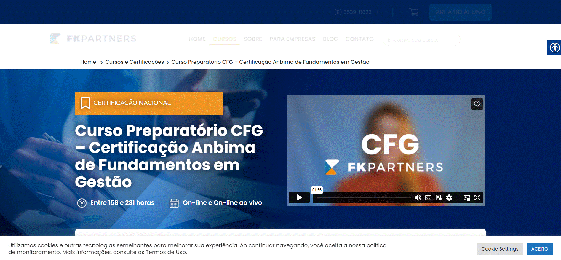 urso Preparatório CFG – Certificação Anbima de Fundamentos em Gestão – FK Partners